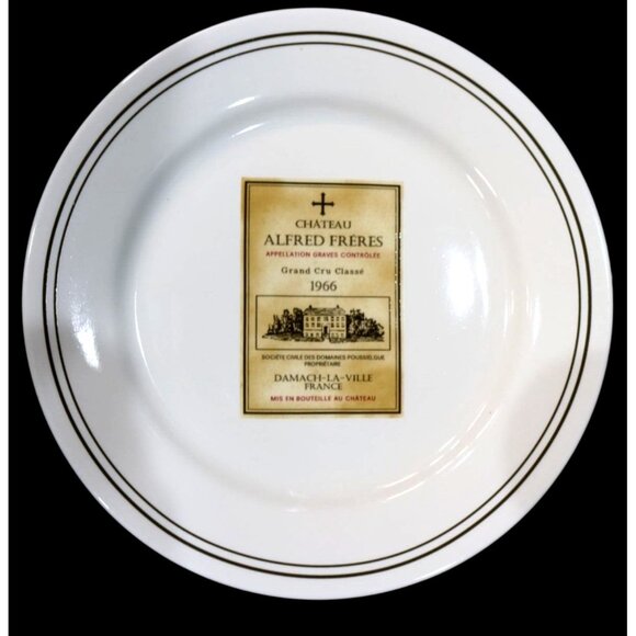 Vintage Restoration Hardware French Wine Label Plate Set in Org Box - Picture 7 of 9